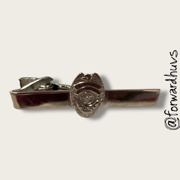 Bundle Sale 3 for $15 | Patrolman Police Tie Clip – Shield Emblem – Law Enforcem - Picture 5 of 8